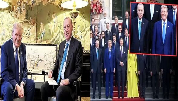 Lahey'de Erdoğan-Trump zirvesi! İki lider bir araya geldi! İşte ilk kareler...