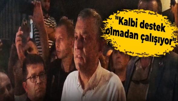 Özgür Özel'den Ferdi Zeyrek'in tedavi gördüğü hastane önünde açıklama...