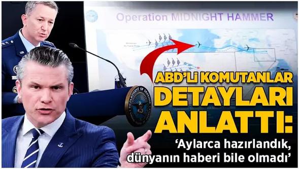 Pentagon, İran saldırısının detaylarını paylaştı! "Nükleer program tamamen yok oldu..!"