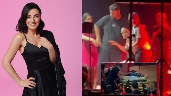 Sevcan Orhan konser verdiği sahnede fenalaştı...