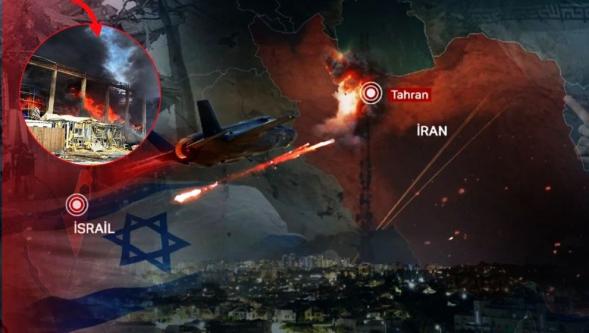 Tel Aviv'deki Mossad merkezi alev alev! İran'dan İsrail'e ağır darbe...