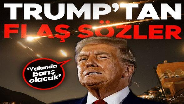 Trump'tan flaş açıklama: 'Görüşmeler devam ediyor... Çok yakında barış olacak'