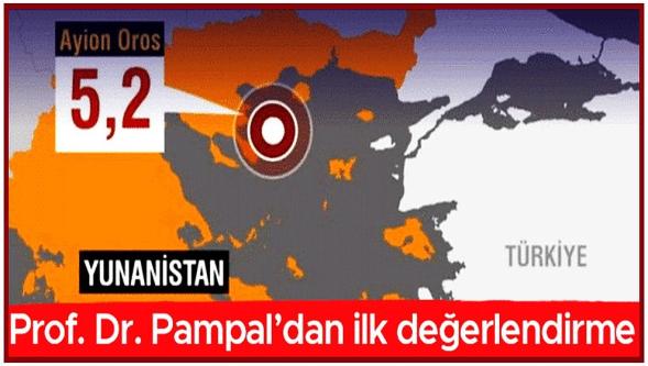 Yunanistan'da 5.2 büyüklüğünde deprem! Gökçeada'da da hissedildi...