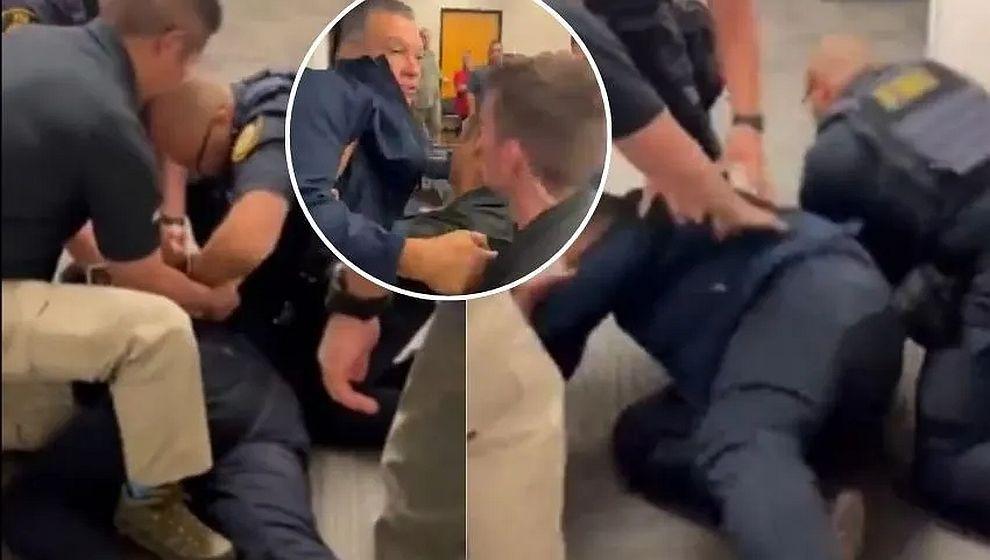 ABD'de sarsan skandal görüntü! FBI'dan senatöre ters kelepçe..!