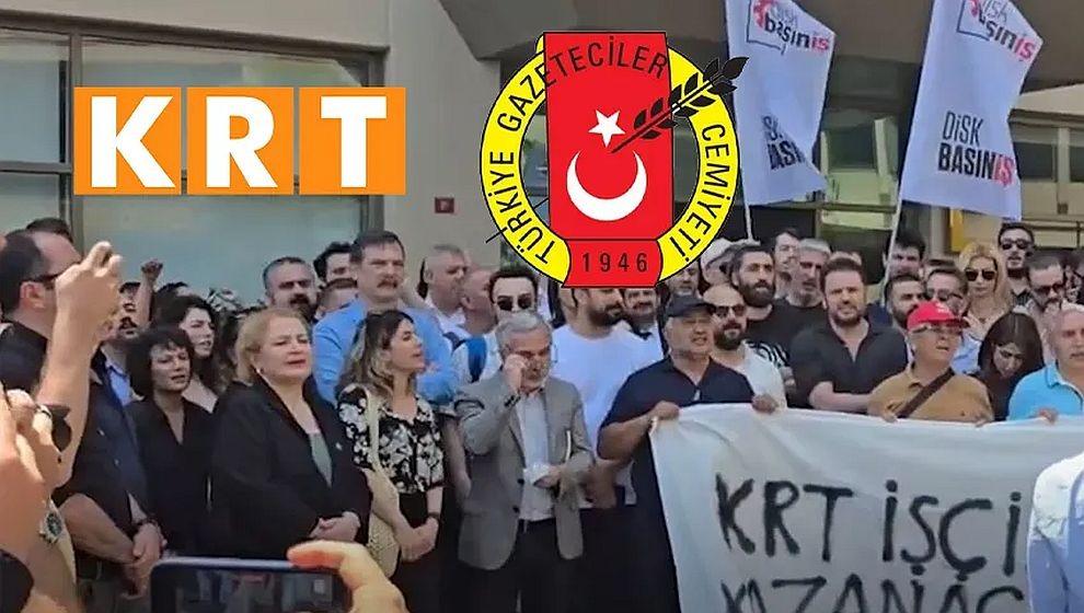 TGC'den üç aydır maaş alamayan KRT çalışanlarına destek! 