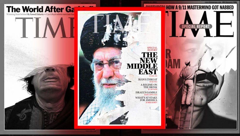 Time Dergisi'nden dikkat çeken Hamaney kapağı! 'Saddam, Kaddafi şimdi de Hamaney!'