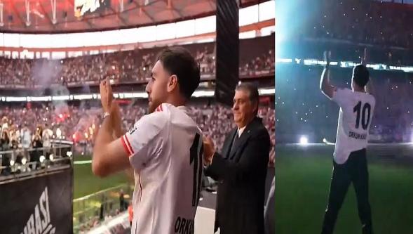 Beşiktaş'ta Orkun Kökçü taraftarla buluştu, gözyaşlarını tutamadı! 'İnanamıyorum..!'