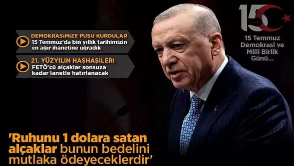 Cumhurbaşkanı Erdoğan: "Hâlâ FETÖ virüsünü bünyeden söküp atamadık..!"