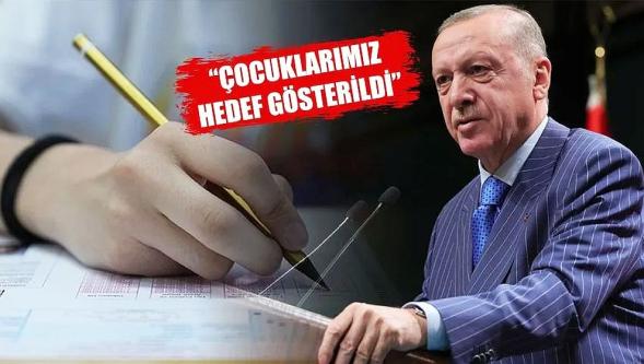 Cumhurbaşkanı Erdoğan'dan 'LGS'de şaibe' iddialarına açıklama: "Çocuklarımız hedef gösterildi..!"