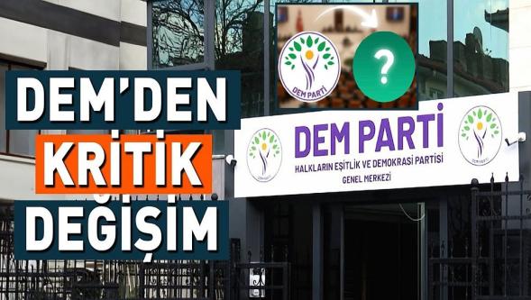 DEM Parti’de de değişim yolda! Logo ve parti ismi değişiyor...