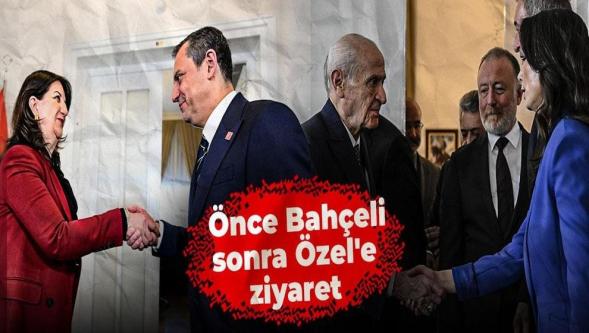DEM Parti'den lider turu! Önce Devlet Bahçeli sonra Özgür Özel'e ziyaret!