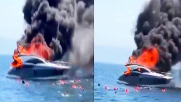 Denizde can pazarı... Kınalıada açıklarında tekne yangını!