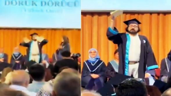 İmamoğlu'na destek için diplomasını yırtan Boğaziçi Üniversiteli genç gözaltına alındı!