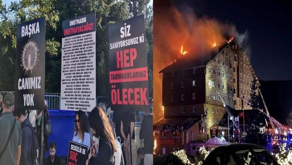 Kartalkaya'daki Grand Kartal Otel yangını davası başladı: 32 sanık hakim karşısında!