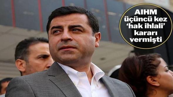 Selahattin Demirtaş'ın 'tahliye talebi' reddedildi...