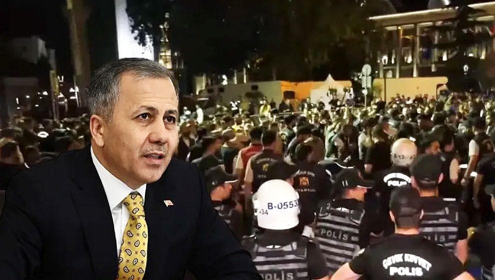 Bakan Ali Yerlikaya duyurdu… Saraçhane'deki gözaltı sayısı belli oldu!
