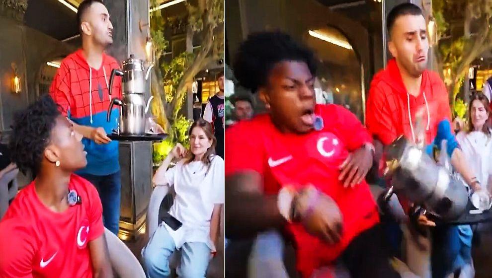 CZN Burak'tan YouTuber iShowSpeed'e çaydanlık şakası!