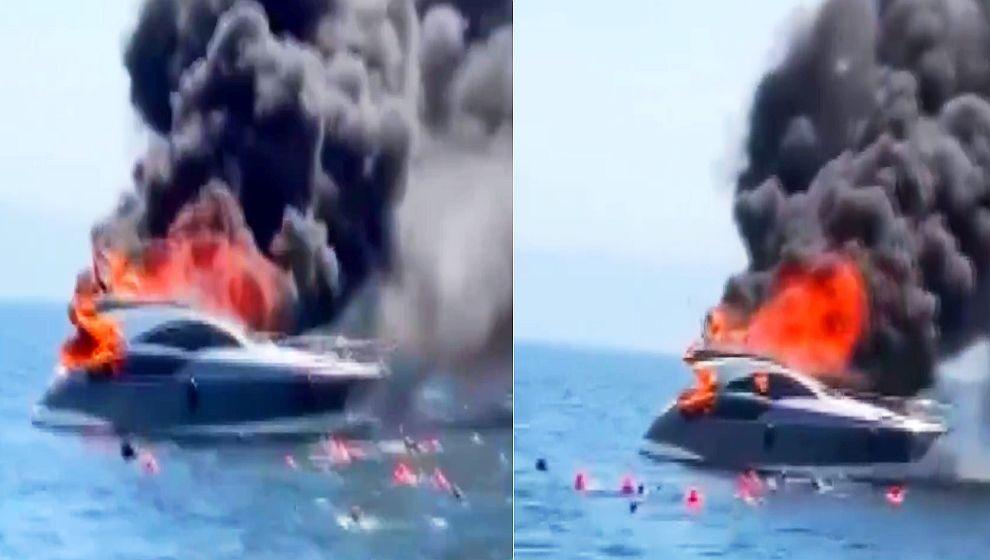 Denizde can pazarı... Kınalıada açıklarında tekne yangını!