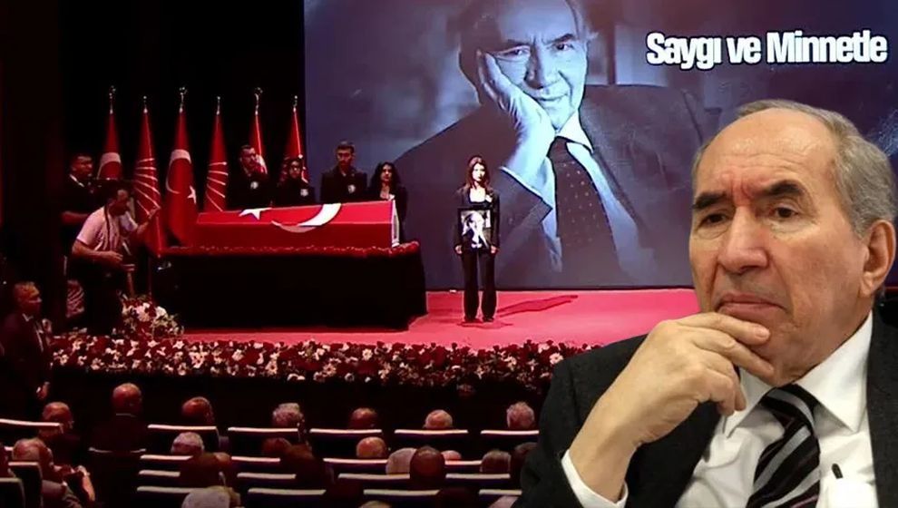 CHP eski lideri Altan Öymen'e veda! Karayalçın gözyaşlarını tutamadı!