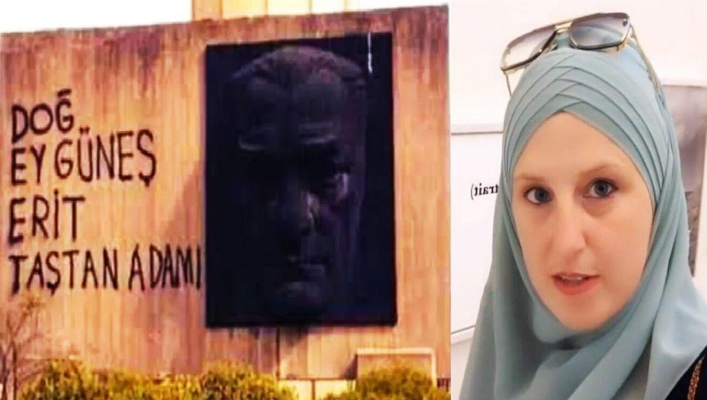 Milat Gazetesi Ankara Temsilcisi Özlem Doğan'dan skandal Atatürk paylaşımı!