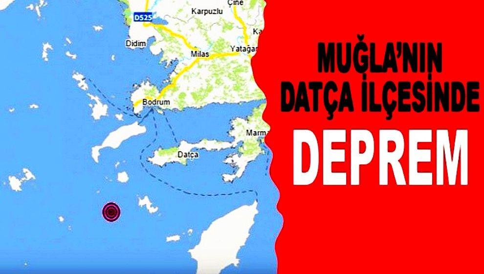 Muğla'da 5 büyüklüğünde deprem..!