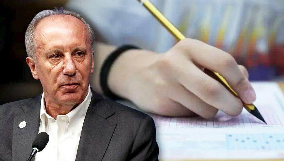 Muharrem İnce'den dikkat çeken LGS açıklaması: 