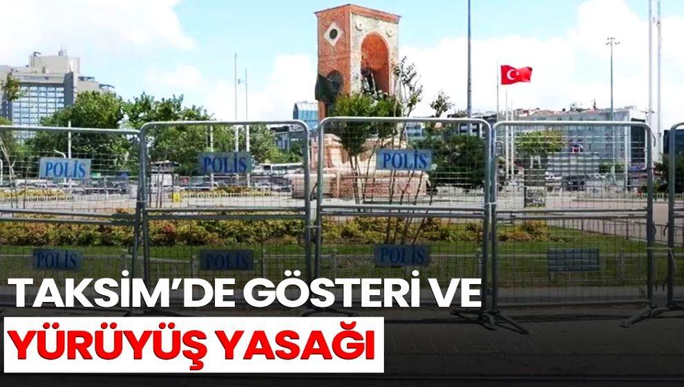 Taksim araç ve yaya trafiğine kapatıldı..!