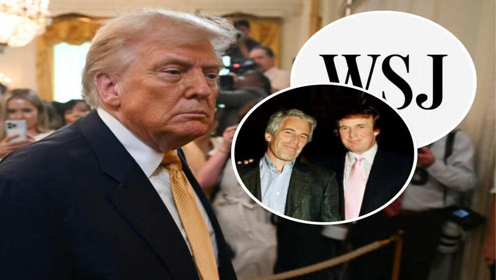 WSJ yeni 'Epstein bombasını' patlattı! 'Trump'ın ismi de dosyada var..!'