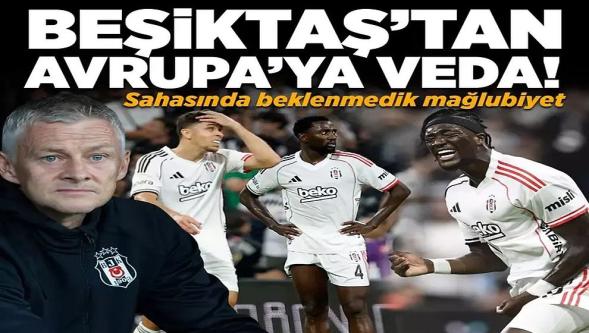 Avrupa'ya veda! Beşiktaş Lausanne'a tek golle mağlup oldu...
