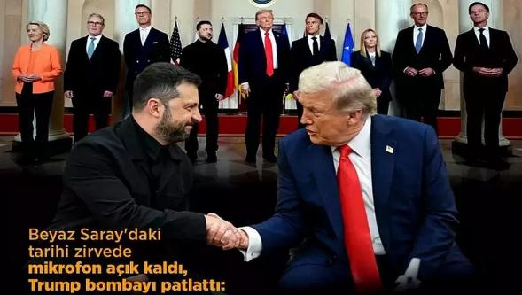 Beyaz Saray'da tarihi zirve! Mikrofon açık kaldı, Trump bombayı patlattı: 