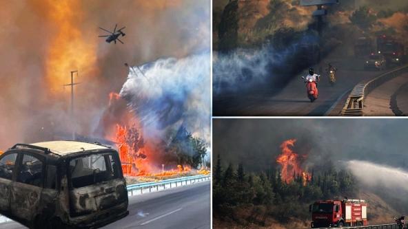 Çanakkale, Bolu, Hatay ve Manisa'da orman yangını... İnsanlar tahliye edildi, villa ve arabalar küle döndü!