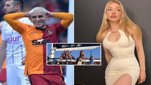 Devrim Özkan ile Lucas Torreira Bodrum'da aşka yelken açtı...