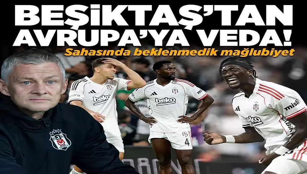 Avrupa'ya veda! Beşiktaş Lausanne'a tek golle mağlup oldu...