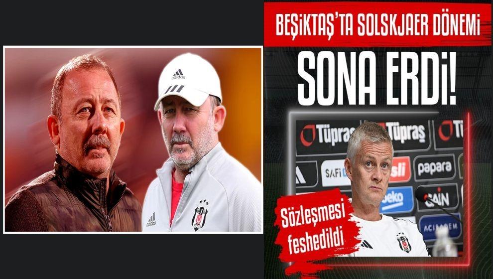 Beşiktaş'ta Ole Gunnar Solskjaer ile yollar ayrıldı! İkinci Sergen Yalçın dönemi başlıyor..!