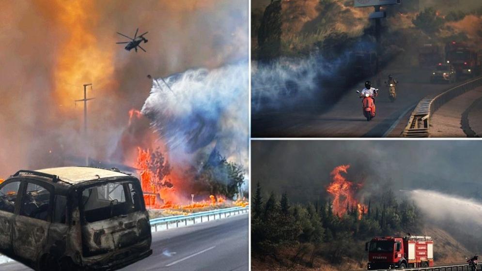 Çanakkale, Bolu, Hatay ve Manisa'da orman yangını... İnsanlar tahliye edildi, villa ve arabalar küle döndü!