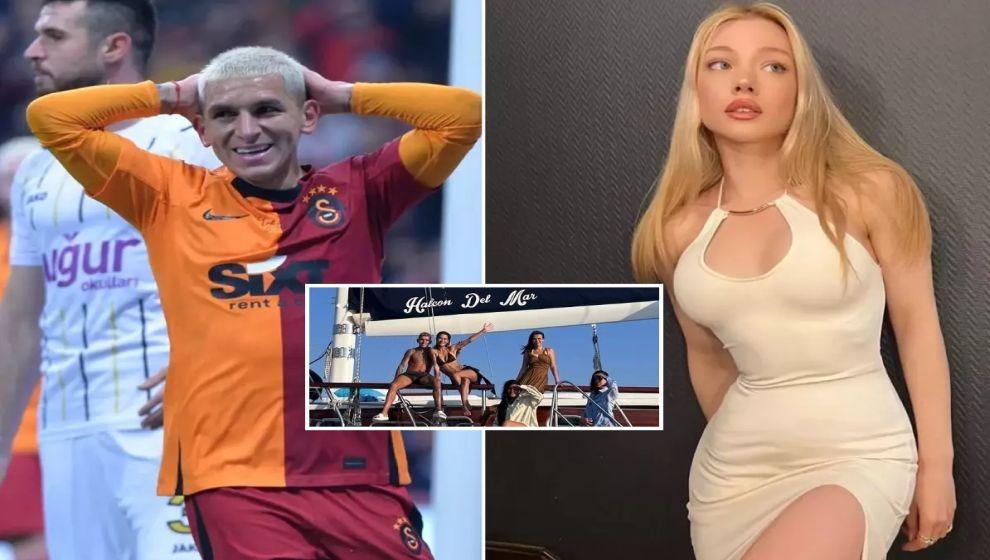 Devrim Özkan ile Lucas Torreira Bodrum'da aşka yelken açtı...