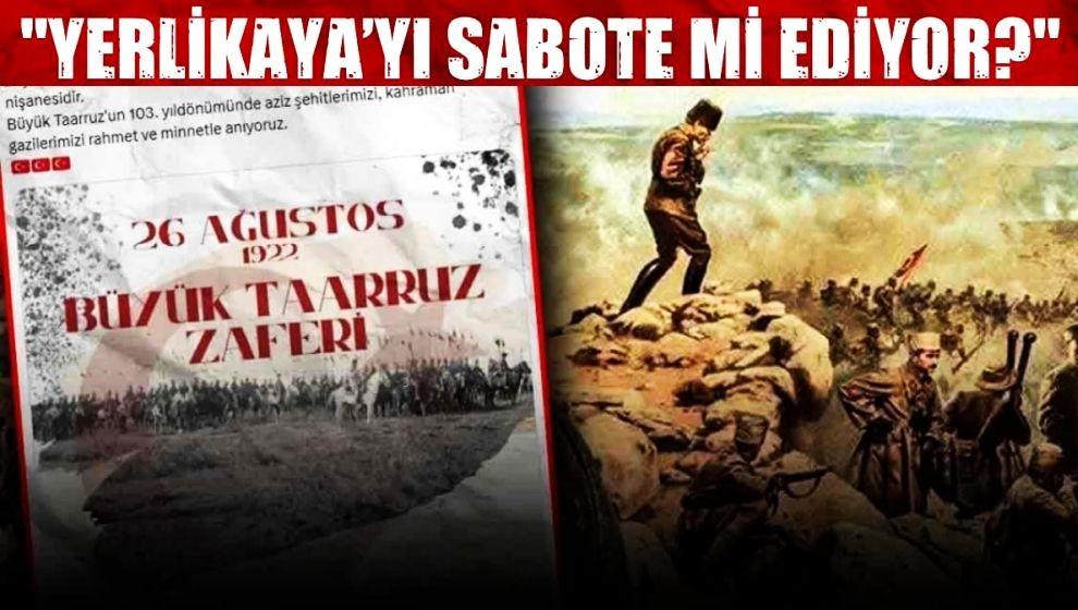 Emniyet'in 'Atatürksüz 30 Ağustos' paylaşımının faturası ortaya çıktı..!