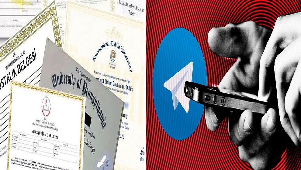 Telegram gruplarında pazarlıklar sürüyor! Sahte diploma fiyatları arttı, eski işler referans gösterildi...
