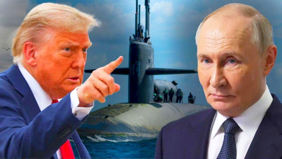 Trump'tan tehlikeli hamle! Rusya yakınlarına nükleer denizaltı emri...