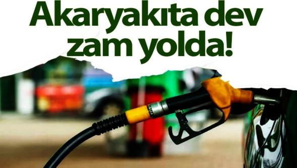 Akaryakıtta tabela değişiyor! Motorine büyük bir zam bekleniyor...