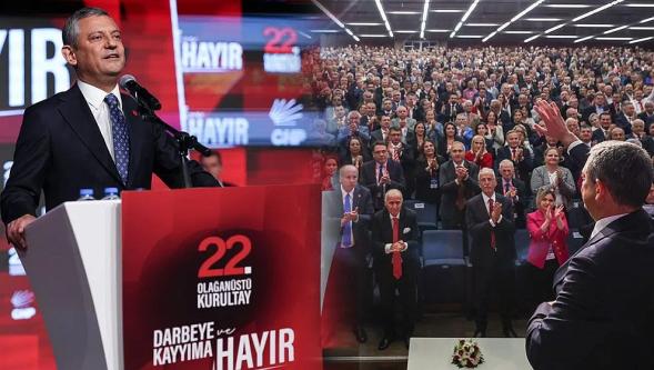 CHP Olağanüstü Kurultayı! Özgür Özel yeniden Genel Başkan seçildi!