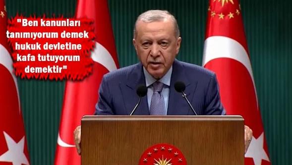 Cumhurbaşkanı Erdoğan'dan CHP İl Başkanlığı açıklaması: "Sokakların karıştırılmasına izin vermeyiz..!"