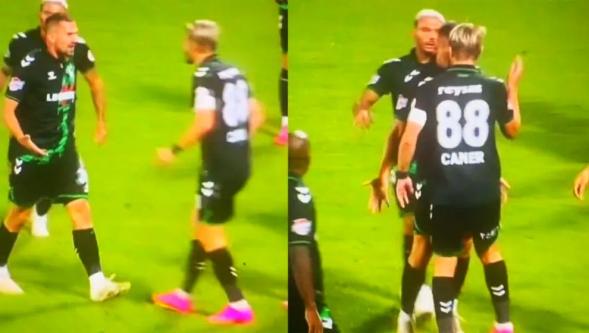 Herkes neye uğradığını şaşırdı... Caner Erkin takım arkadaşını tokatladı! 