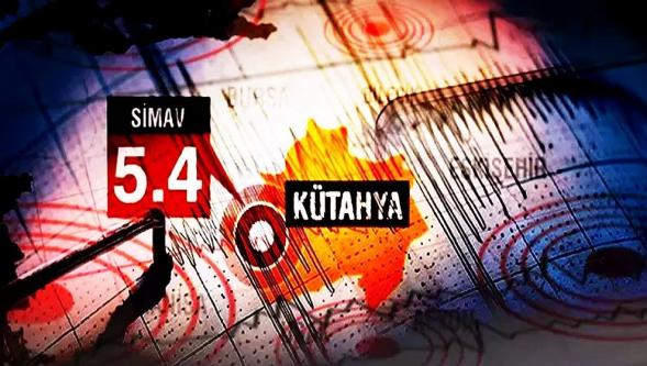 Kütahya Simav'da 5.4 büyüklüğünde deprem! İstanbul, İzmir ve Bursa'da da hissedildi...