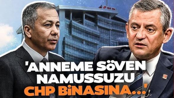 Özgür Özel'den Bakan Yerlikaya'ya sert tepki: "Sen kimsin CHP'ye itibar suikastı yaptırıyorsun! Kızımı hedef gösteren şerefsizi CHP binasına soktular!"