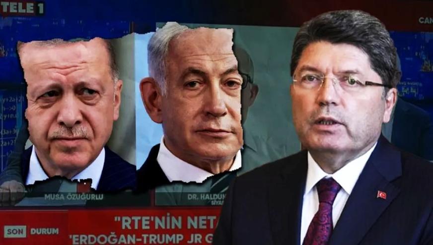 Bakan Yılmaz Tunç duyurdu! Tele1'in 'Erdoğan - Netanyahu' KJ'sine soruşturma...