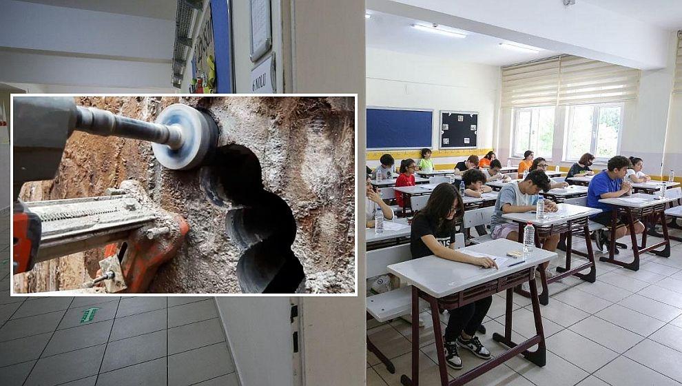 Okullara “bina sağlamlığını” gösteren sahte ‘karot’ raporu!