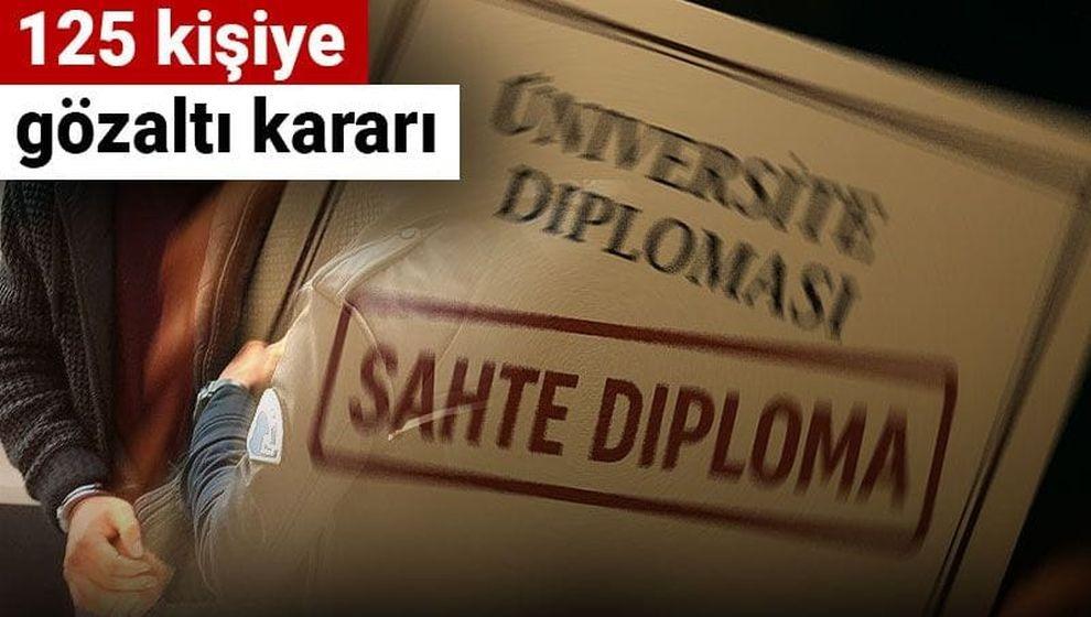 125 kişiye gözaltı kararı... Sahte diploma soruşturmasında yeni dalga!