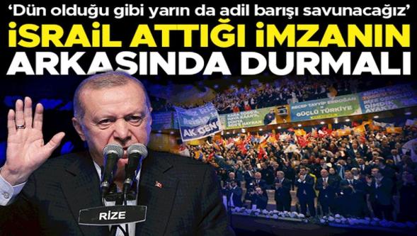 Cumhurbaşkanı Erdoğan'dan AK Partililere: "Gazze'ye önce ben gideceğim, sonra siz..!"