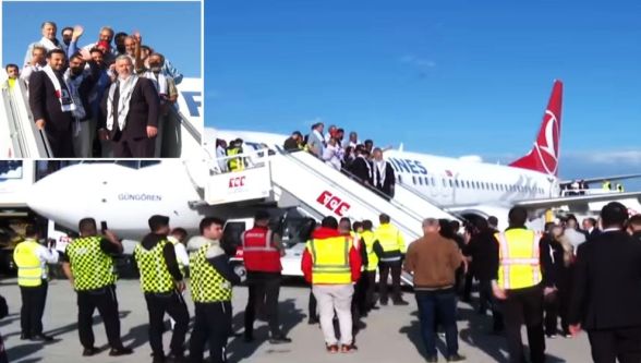 İsrail'in Sumud'da alıkoyduğu 36'sı Türk, 137 aktivist İstanbul'da..!